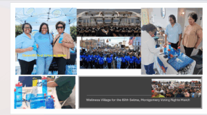 The Alabama Core participated in the Wellness Village during the 60th Selma to Montgomery Voting Rights March.