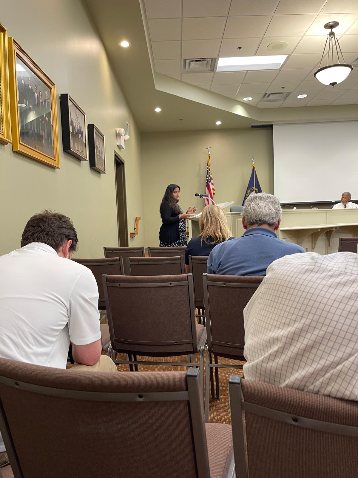 Stephie Abraham presented and provided an update to the Danville City Commission in Boyle County