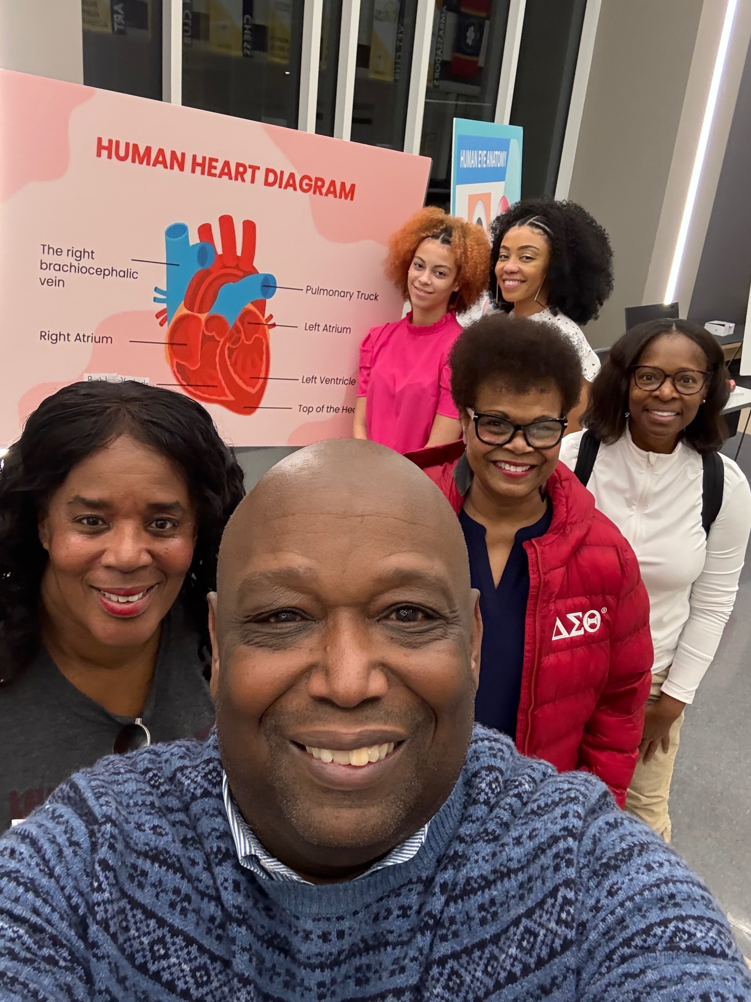 Picture 11 Dr. Ervin Fox and Mississippi Core members at 7th grade diabetes education health fair