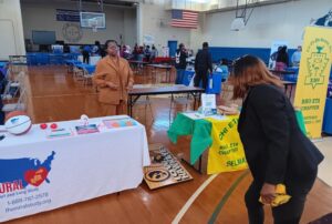 block party info table photo