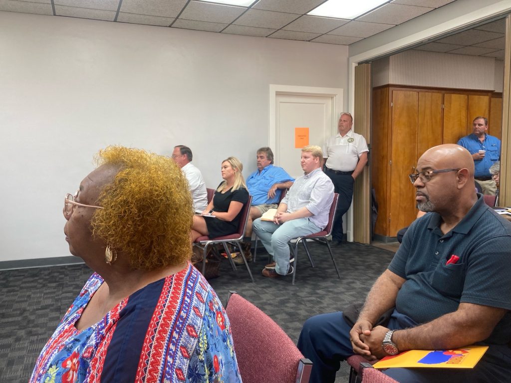 group of people in meeting