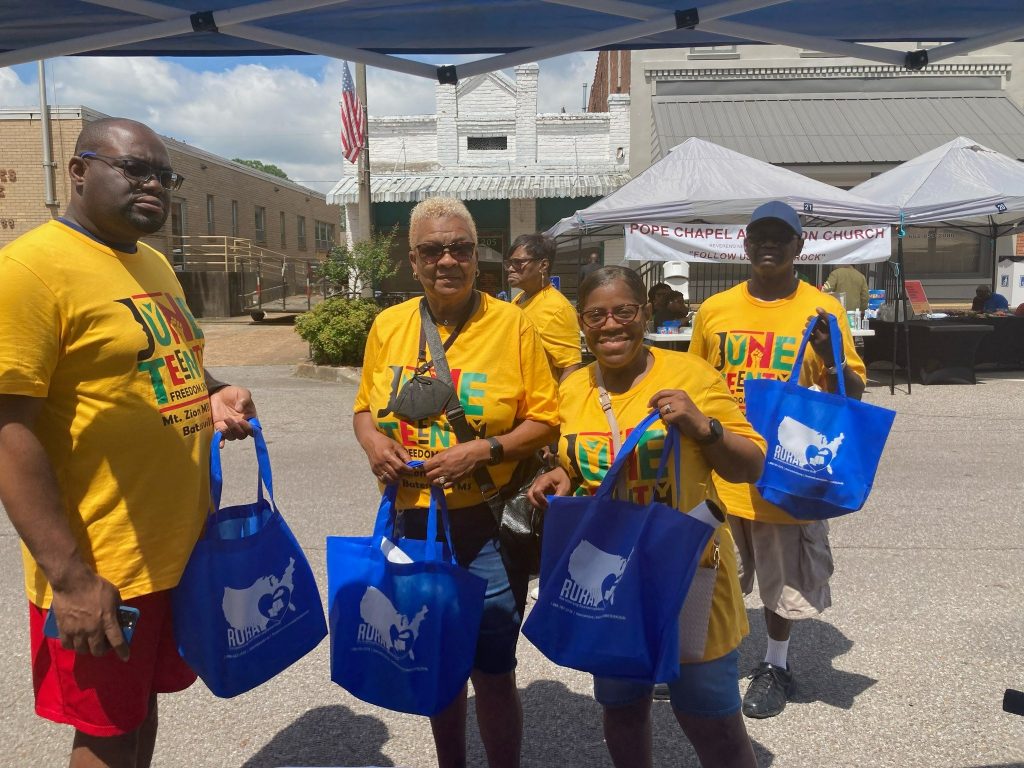 group of people with rural swag