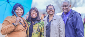 group of smiling people