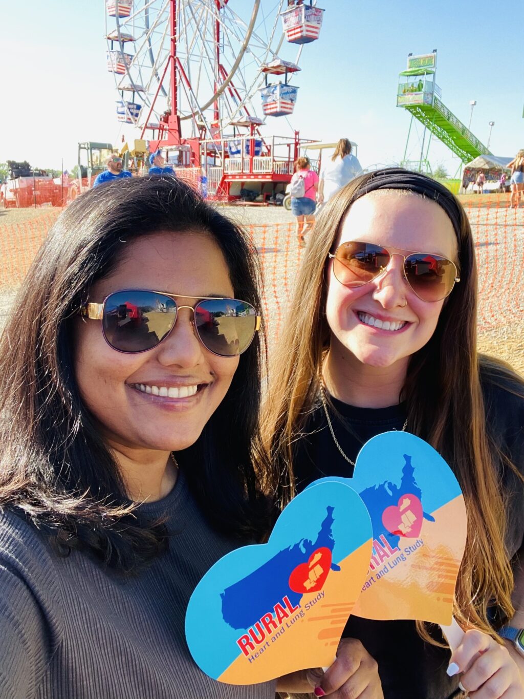 Stephie Abraham and Scotland Stewart smiling