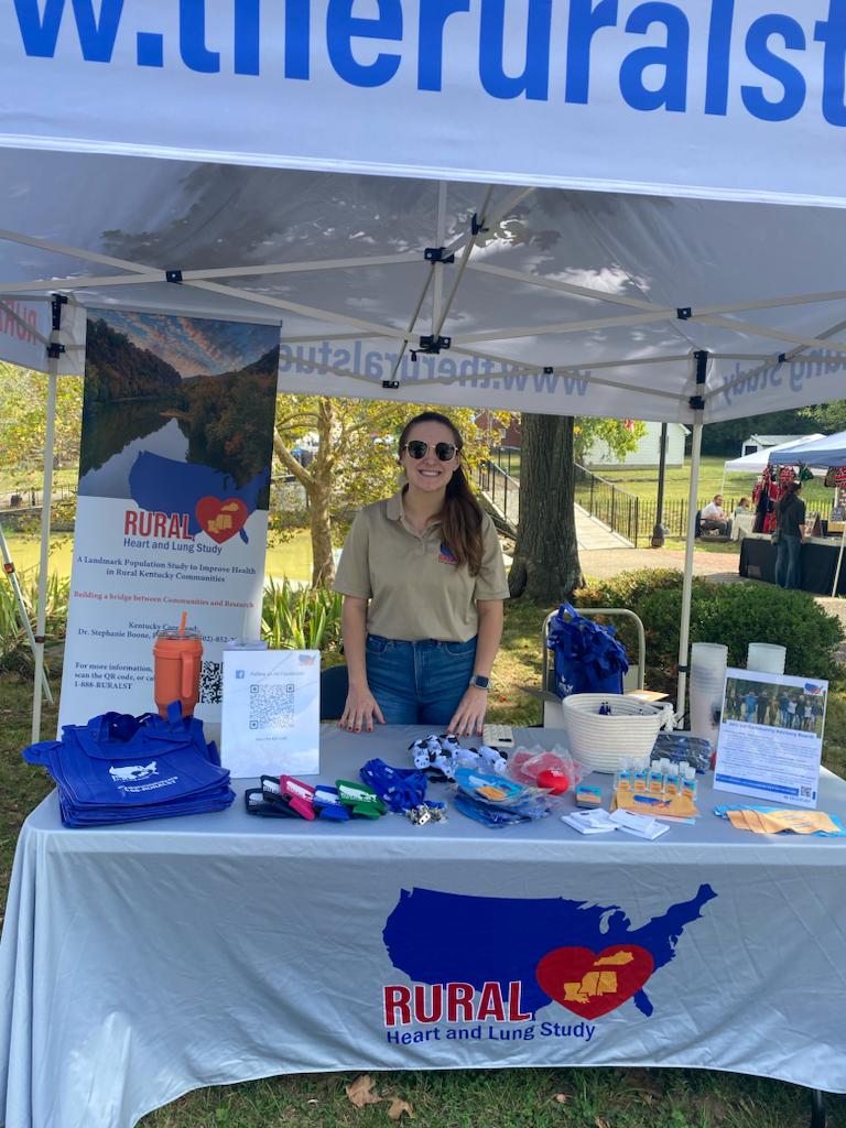 Scotland Stewart standing at RURAL event table