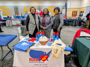 Dr. Shelicia Morton-Ford and community members at the WSFA Day of Action.