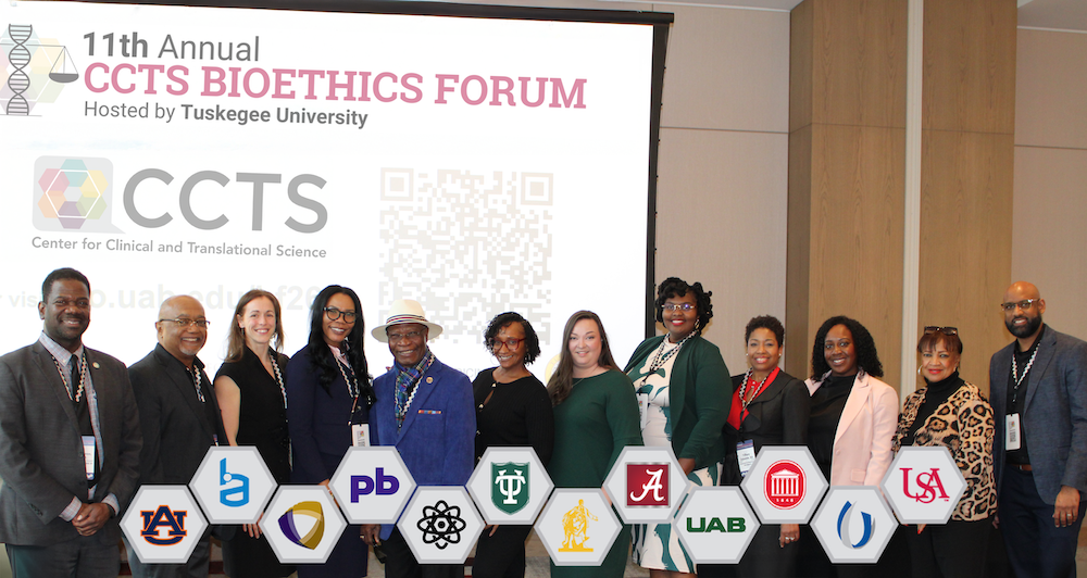 Team at bioethics forum