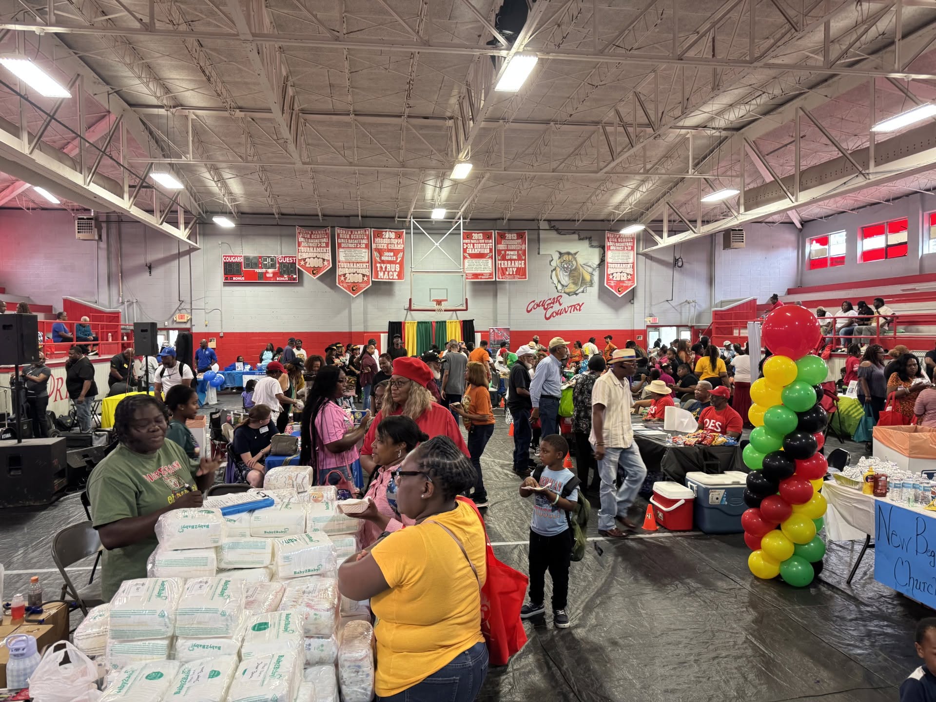Juneteenth Event in School Gym