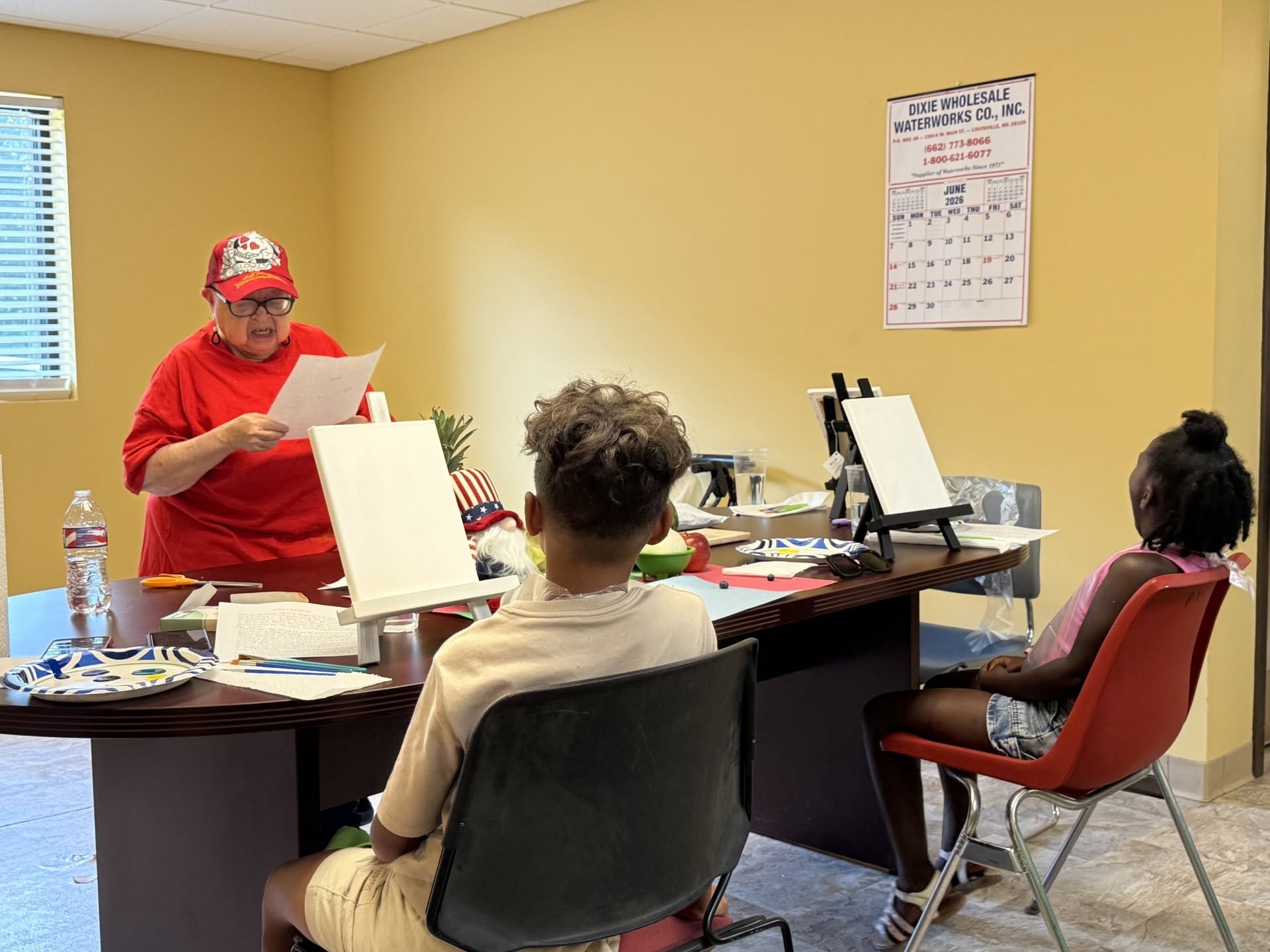 Painting at the -Celebration-for-the-Pleasant-Grove-Community